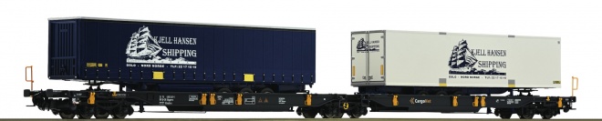 Articulated intermodal car of AAE with 2 trailers<br /><a href='images/pictures/Roco/226901.jpg' target='_blank'>Full size image</a>